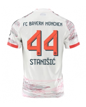 Bayern Munich Josip Stanisic #44 Maglia Gara Trasferta Repliche 2025-26 Maniche Corte